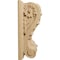 Ekena Millwork 3 1/2"W x 2"D x 4 1/2"H Small Acanthus Block w/ Backplate Wood Corbel, Cherry CORW04X02X05ABCH - alternate 4